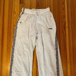 Rare white FILA sweatpants/track pants